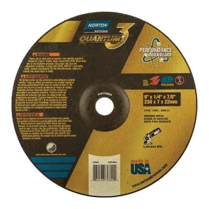 Norton – Quantum 3 SG Depressed Center Wheel – 9 in | 66253370802