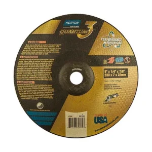 Norton – Quantum 3 SG Depressed Center Wheel – 0.25 in – 9 in | 66253370805