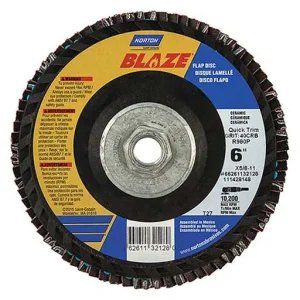 Norton – Blaze R980P Flap Disc – 6 in – 5/8-11 – Cloth – 40 | 66261132128