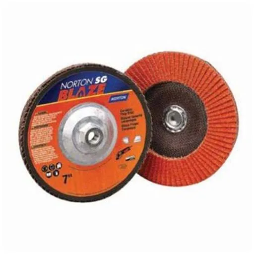 Norton – Blaze R980P Flap Disc – 4-1/2 in – 5/8-11 – Polyester (Film) – 40 | 66261183491