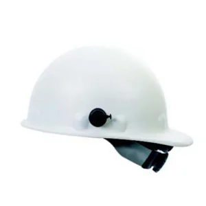 Roughneck Hard Hats Cap Style – Ratchet – White | P2HNRW01A000