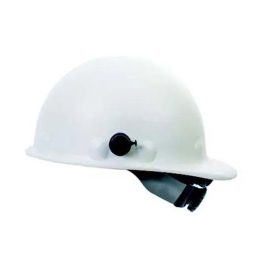 Roughneck Hard Hats Cap Style – Ratchet – White | P2HNRW01A000
