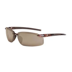 Crossfire ES5 Premium Safety Glasses – Crystal Brown – HD Brown Mirror | 29117
