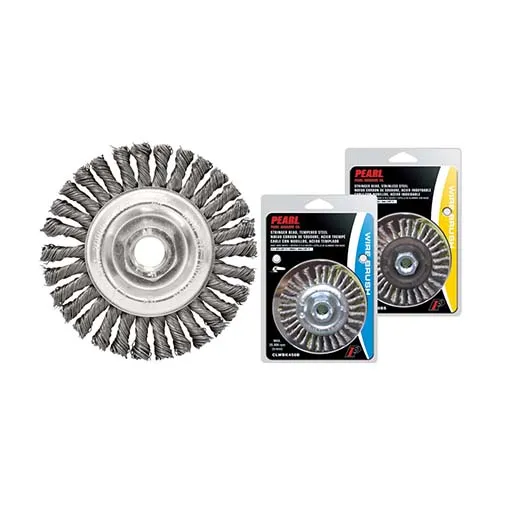 Pearl EXV Series Knot Wire Wheel Brush – 4 in | CLWBK458B-BULK