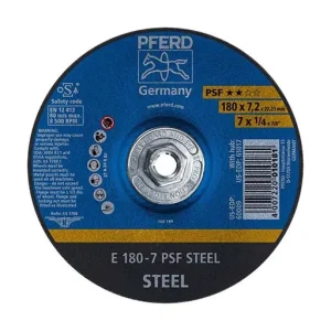 PFERD PSF STEEL Depressed Center Wheel – 4-1/2 in | 60006