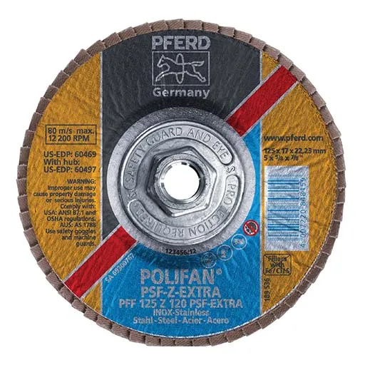 Polivlies – Pferdvalue Universal Line PSF Flap Disc – Coarse – 40 – 13300 RPM | 60486
