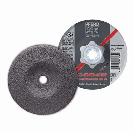 PFERD CC-GRIND-SOLID Performance Line SG Grinding Wheel – 7 in | 61203