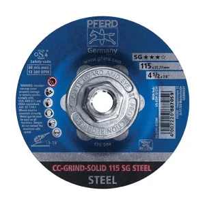 PFERD CC-GRIND-SOLID Performance Line SG Grinding Wheel – 4-1/2 in | 61220