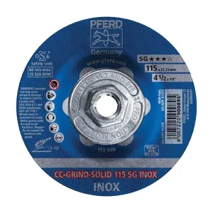 Pferdvalue CC-GRIND-SOLID Performance Line SG Grinding Wheel – 4-1/2 in – 13300 RPM