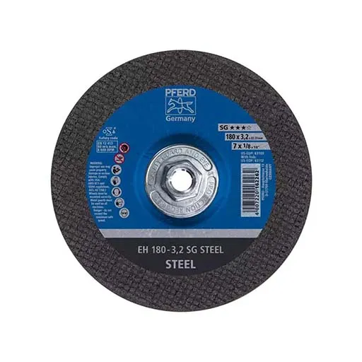 PFERD SG-ELASTIC Depressed Center Wheel – 7 in – 24 | 63112