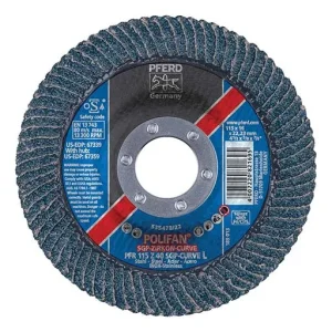 Polifan – Pferdvalue Special Line SGP CURVE, Special Line SGP Z-CURVE Flap Disc – 40 – Arbor