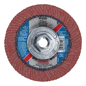 Polifan – Pferdvalue Special Line SGP-PLUS CURVE-ALU Flap Disc – 5/8-11 in – Threaded Hole – 13300 RPM
