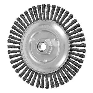 PFERD Knot Wire Wheel Brush – 6 in – 1-1/8 in – 12500 RPM | 82487P