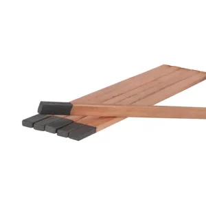 PROSTAR DC Arc Gouging Rod, Flat, Copper Coated Carbon, 3/8″ x 5/32″ x 12″ | 35099003
