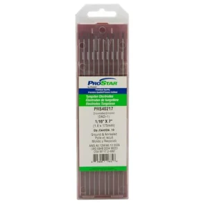 Prostar Tungsten Electrode 1/16″ X7″ | 116-7GZ