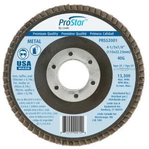 PROSTAR Flap Discs, 7″ x 5/8″-11, Z60 Grit, Type 29 | PRS52013