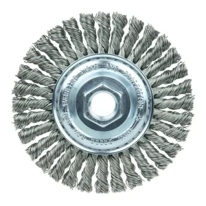 PROSTAR High-Speed Stringer Bead Wire Wheel 4″ Dia, 0.020″ Steel Fill, Clam | 98276