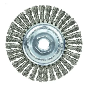PROSTAR High-Speed Stringer Bead Wire Wheel 4″ Dia, 0.020″ SS Fill, 5/8″-11 UNC | 98279