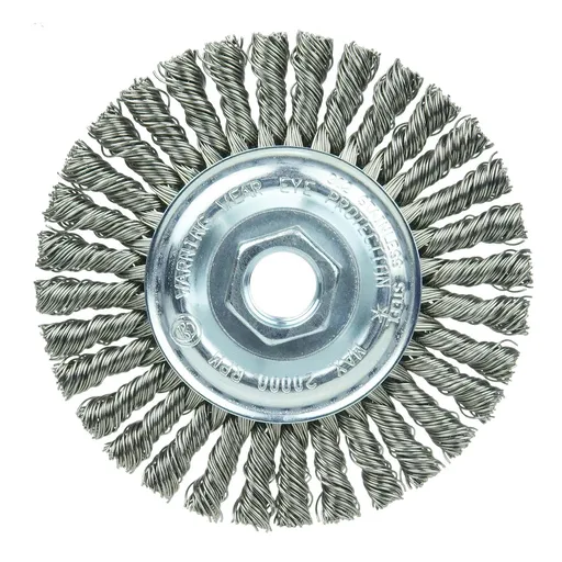 PROSTAR High-Speed Stringer Bead Wire Wheel 4″ Dia, 0.020″ SS Fill, 5/8″-11 UNC | 98279