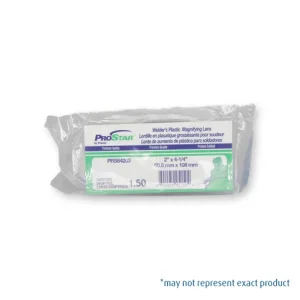 PROSTAR Polycarbonate Plastic Magnifying Lens, 1.25 Diopter, 2″ x 4.25″ | 64202