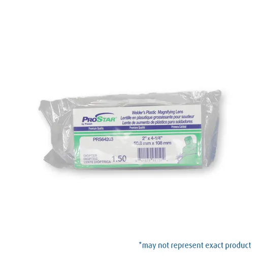 PROSTAR Polycarbonate Plastic Magnifying Lens, 2.50 Diopter, 2″ x 4.25″ | 64207