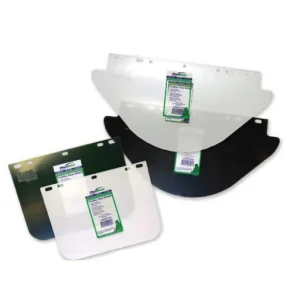 PROSTAR Replacement Visor, Dark Green, Polycarbonate, 8″ x 16.5″ x 0.040″ | FS4178DG