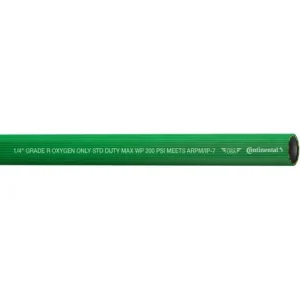ProStar Gas Hose, Single Fit, Grade R, 1/4″ Size, 50′ Length, Green | 21064065