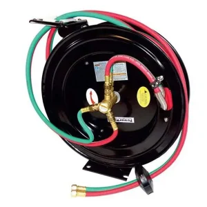 Powerweld Retractable Twin Welding Hose Reel – 50 ft – 4-1/2 | RHR50