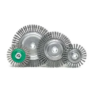 Random Wire Wheel Brush – 4 in – Stainless Steel | 83002