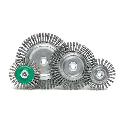 Random Wire Wheel Brush – 4 in – Stainless Steel | 83002