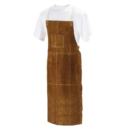 Black Stallion Bib Apron – Cowhide Leather – 48 in | 60-1107