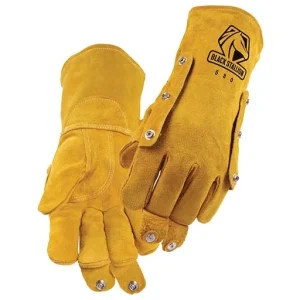 Black Stallion Snap-On Welding Glove – Large | 580