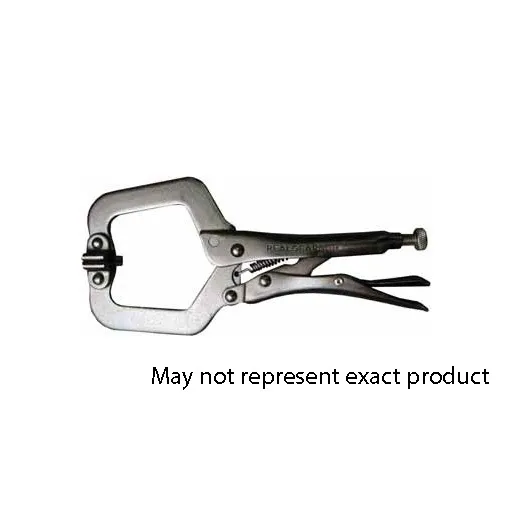 Realgear C Clamp Locking Plier – 6 in, with Swivel Pads | 692006