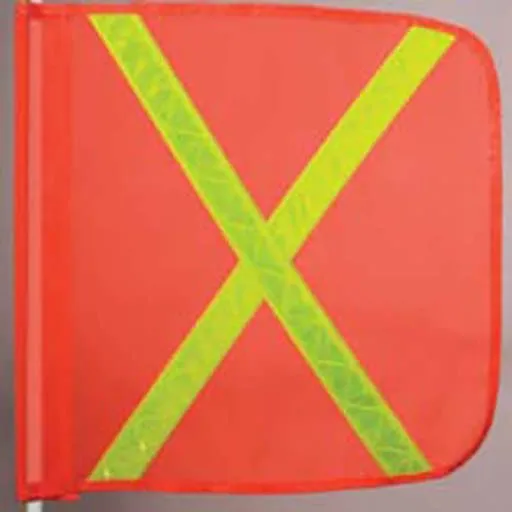 SafetyWhips FLAG16-O-XY Safety Flag – 16 in | FLAG16-O-XY