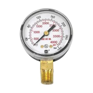 Smith Equipment Co. GAUGE 2 BLACK 4000 PSI/280 BAR | GA139-03