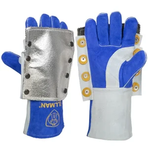 Tillman 1266 Premium Split Cowhide Stick Welding Glove, Back Hand Pad | 1266