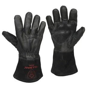 Tillman 55 Onyx Top Grain Cowhide MIG Glove, Cotton Fleece Lining, Medium | 55M