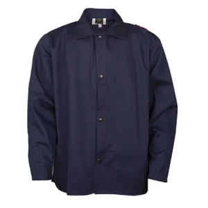 Tillman 6230B Fire Resistant Cotton Welding Jacket, Blue, Medium | 6230BM