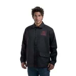 Tillman 9060 Onyx Fire Resistant FR7A Cotton Welding Jacket, X-Large | 9060XL