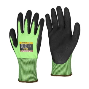 Tillman 954 A4 Cut Resistant Seamless Knit Glove, Sandy Nitrile, Unlined, XL | 954XL