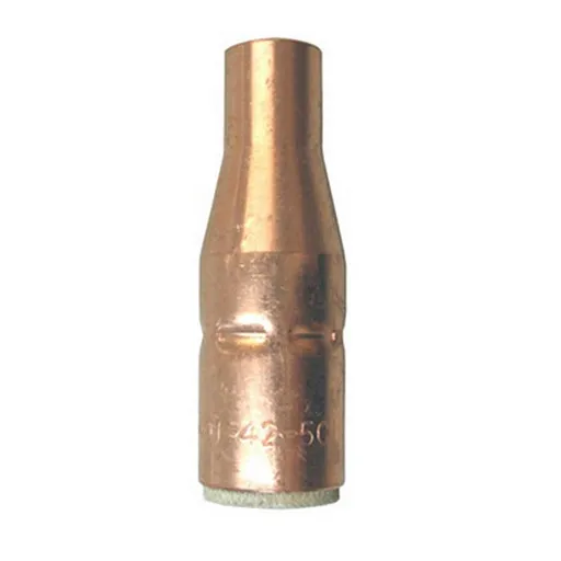Tregasskiss Air-Cooled MIG Nozzle, Standard Duty, 1/2″ Bore, 1/8″ Recess | 401-42-50