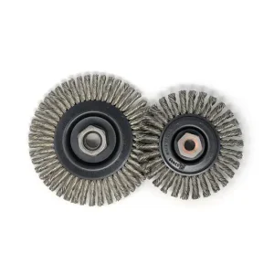 United Abrasives Stainless Steel Pipeline/Stringer Bead Brush, 6″, 12,000 RPM | 03383