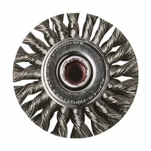 SAIT Wire Wheel Brush – 6 in – 5/8 in | 03386