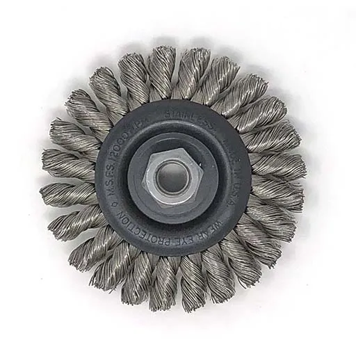 SAIT – UA Knot Wire Wheel Brush – 4 in | 03431