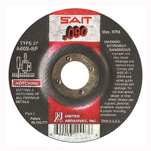 SAIT Depressed Center Wheel – 9 in | 20909