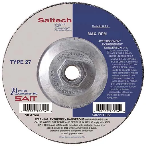 SAIT – Super-Lock Depressed Center Wheel – 7 in | 22089