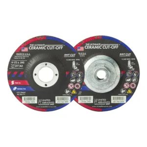 United Abrasives Ultimate Ceramic PP Cutting Wheel, 4.5″ x .045″ x 5/8″-11 | 22570
