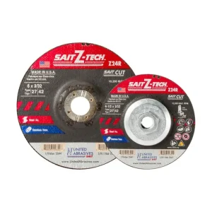 United Abrasives Z-Tech HP Cutting Wheel, 6″ x 3/32″ x 5/8″-11 | 22654