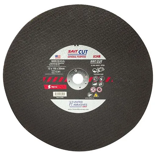 SAIT A24R Cut-Off Wheel – 16 in – 1/8 in – RPM | 23459