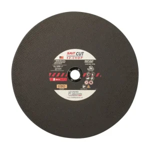 United Abrasives EZ-CHOP Burr Free Chop Saw Wheel, 14″ x 3/32″ x 1″ | 24039